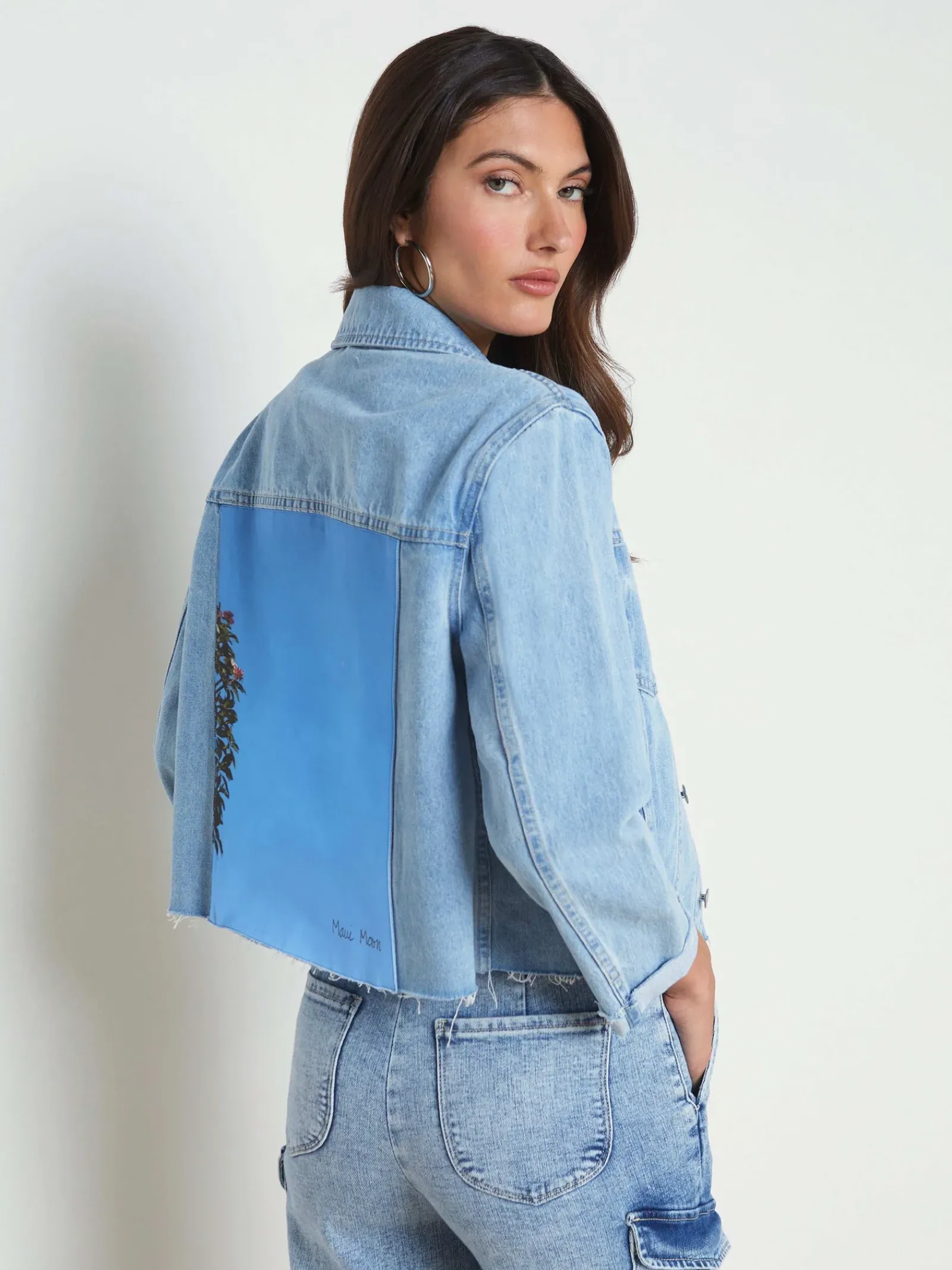 L'AGENCE Blazers & Jackets|Ailana Maui Moon Jean Jacket Cove