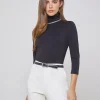L'AGENCE All Things Black|Essentials|Aja Top Black
