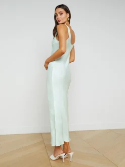 L'AGENCE Spring '24 Catalog|Spring Collection|Akiya Tank Dress Honeydew