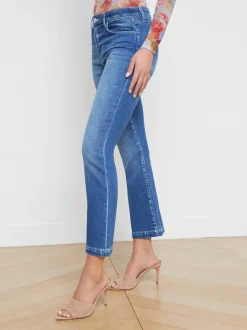 L'AGENCE Flare & Bootcut|Aged Denim|Ali Skinny Flare Jean Maywood