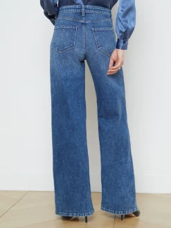 L'AGENCE Back in Stock|Resort Collection|Alicent Wide-Leg Jean Wilcox