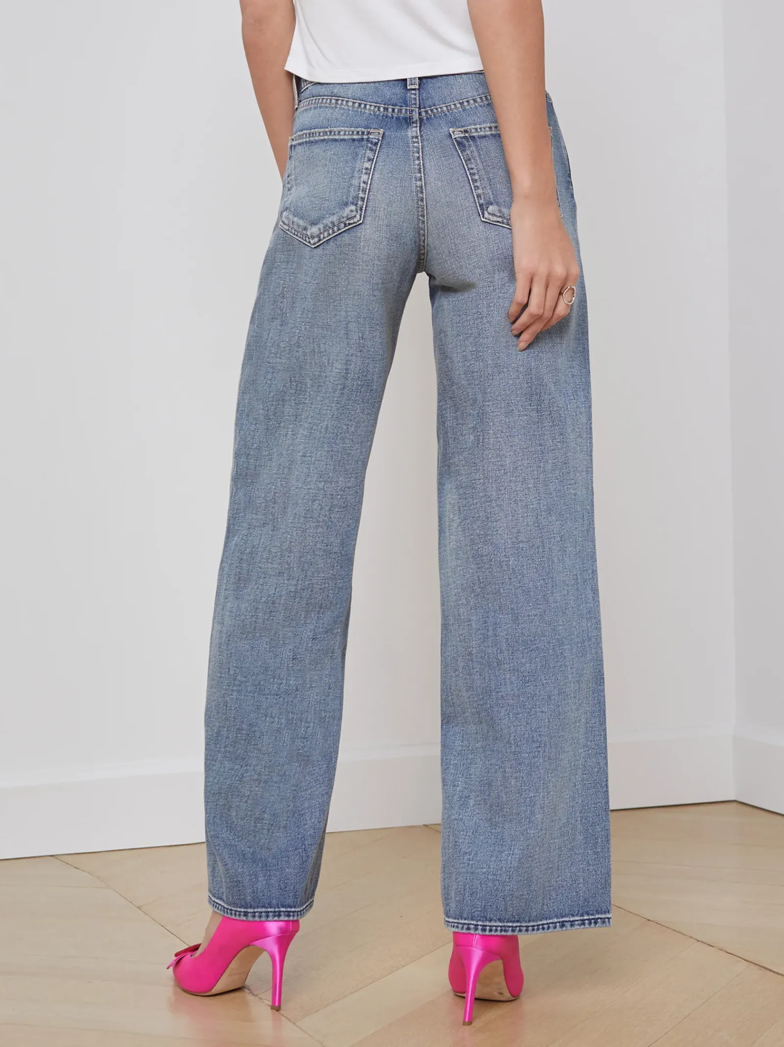 L'AGENCE Wide & Relaxed|Alicent Wide-Leg Jean Granada
