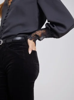 L'AGENCE Back in Stock|All Things Black|Ava Blouse Black