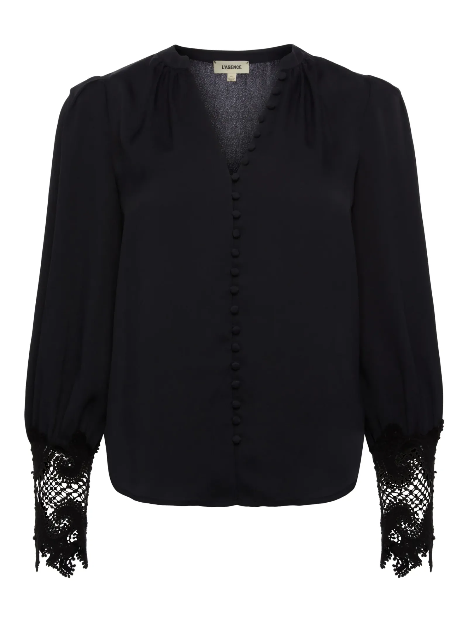 L'AGENCE Back in Stock|All Things Black|Ava Blouse Black