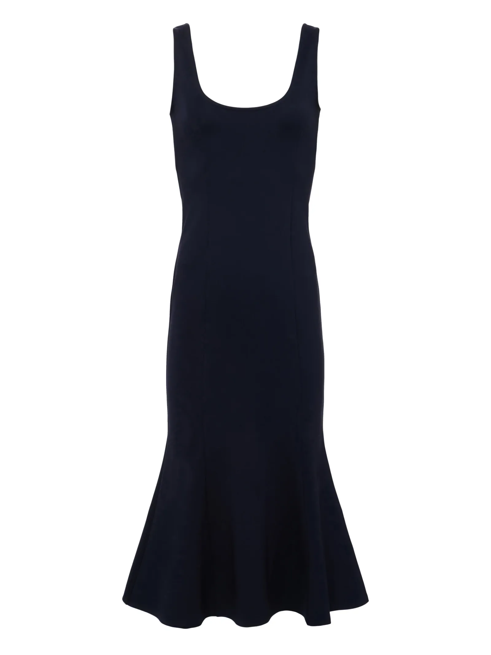 L'AGENCE Spring Collection|Dresses & Jumpsuits|Bisous Flared Midi Dress Midnight