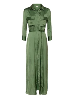 L'AGENCE Spring Collection|Dresses & Jumpsuits|Cameron Maxi Shirt Dress Clover