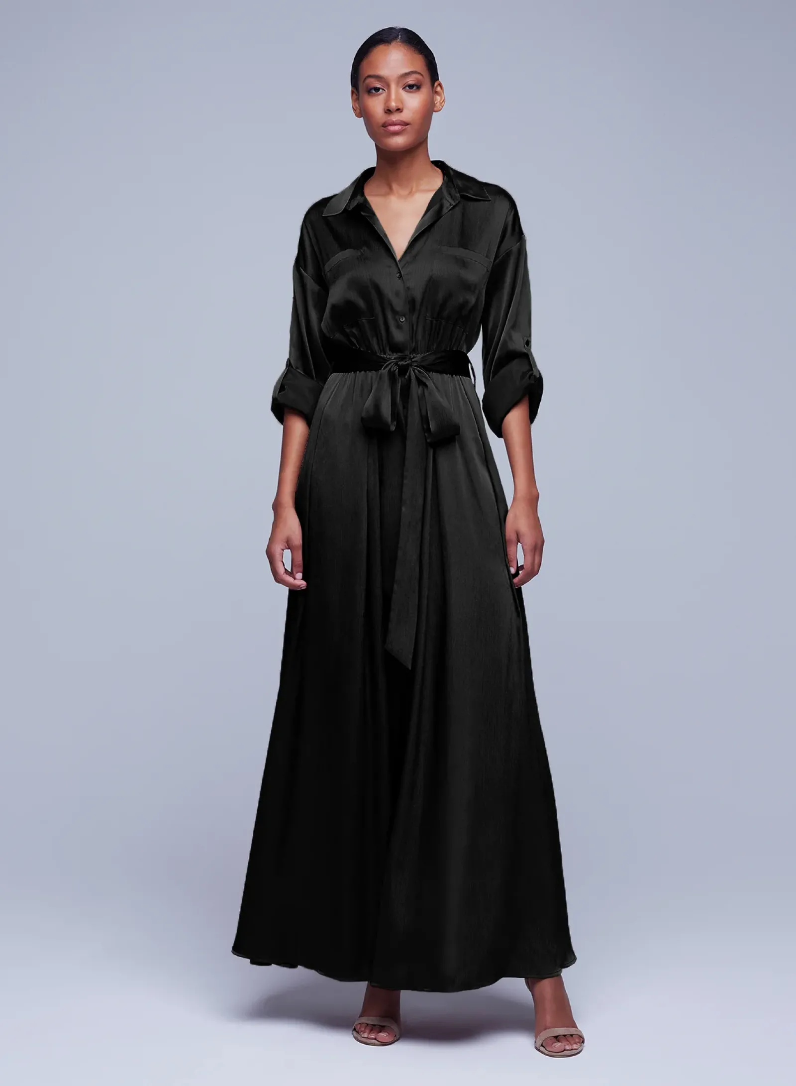 L'AGENCE All Things Black|Dresses & Jumpsuits|Cammi Shirt Dress Black