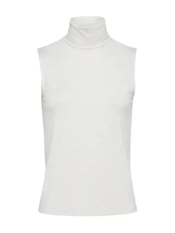 L'AGENCE Online Exclusives|Back in Stock|Ceci Sleeveless Turtleneck Light Ash Grey