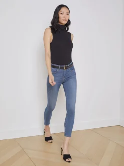 L'AGENCE All Things Black|Blouses & Tops|Ceci Sleeveless Turtleneck Black