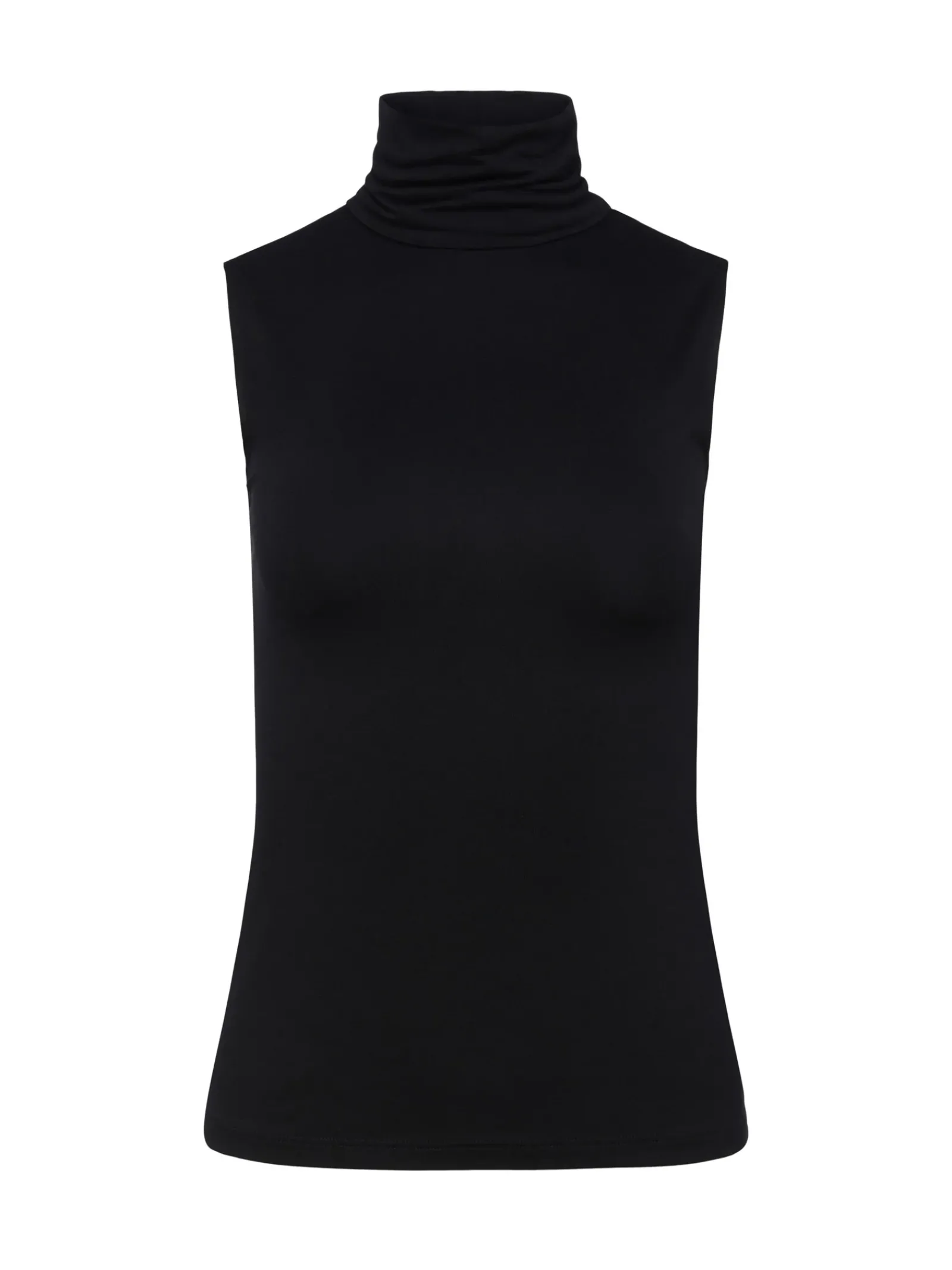 L'AGENCE All Things Black|Blouses & Tops|Ceci Sleeveless Turtleneck Black