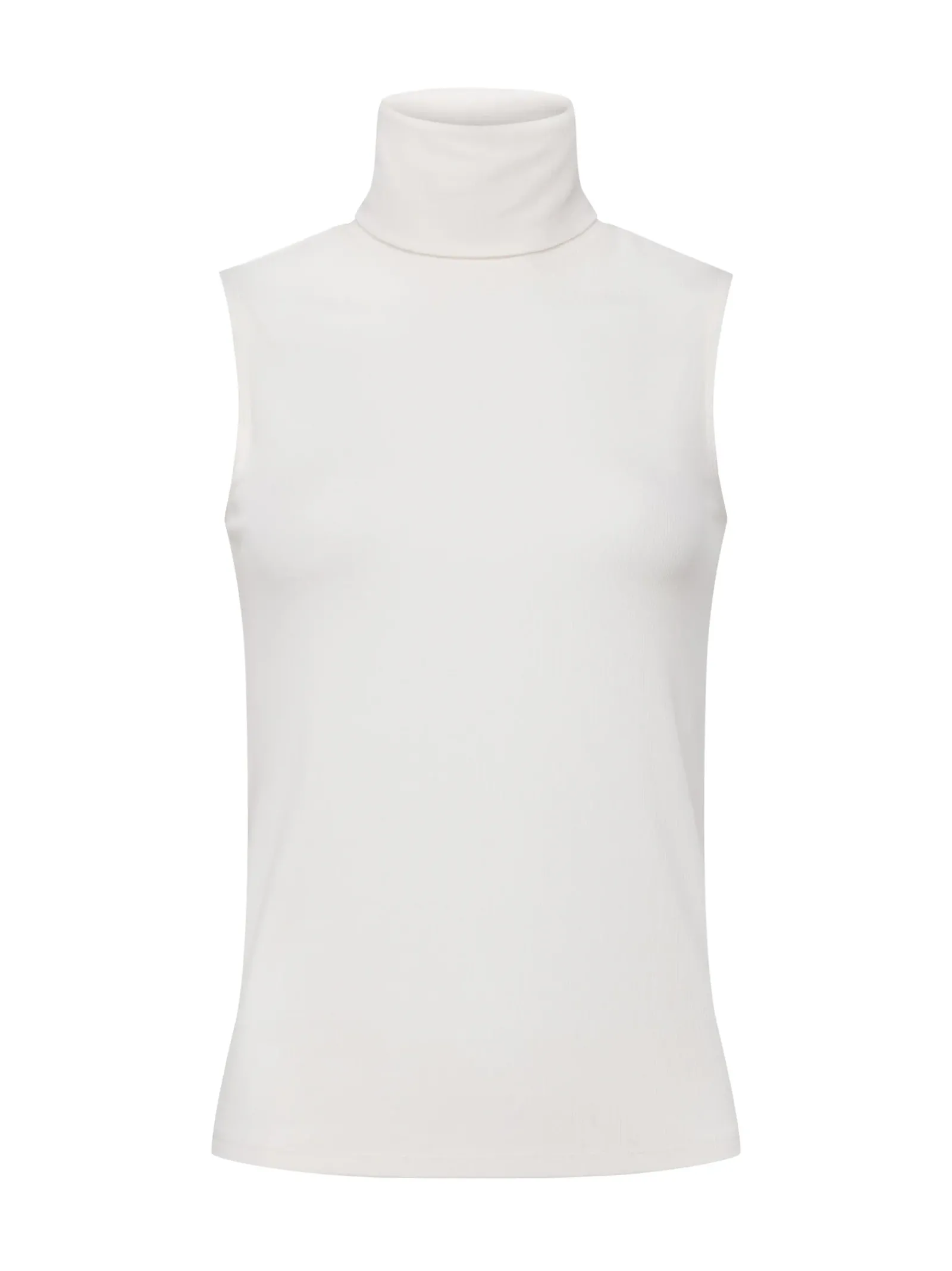 L'AGENCE Nouveau Whites|Best Sellers|Ceci Sleeveless Turtleneck Off White