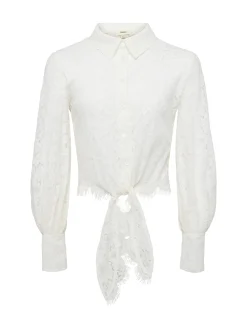 L'AGENCE Nouveau Whites|Online Exclusives|Cedar Lace Top Off White