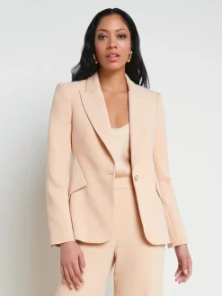 L'AGENCE Sets|Spring '24 Catalog|Chamberlain Blazer Toasted Almond