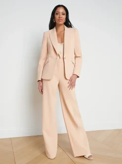 L'AGENCE Sets|Spring '24 Catalog|Chamberlain Blazer Toasted Almond
