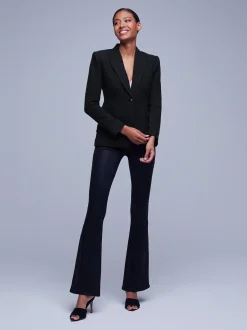 L'AGENCE All Things Black|Blazers & Jackets|Chamberlain Tweed Blazer Black/Black