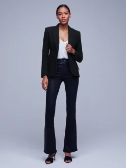 L'AGENCE All Things Black|Blazers & Jackets|Chamberlain Tweed Blazer Black/Black