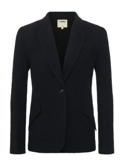 L'AGENCE All Things Black|Blazers & Jackets|Chamberlain Tweed Blazer Black/Black