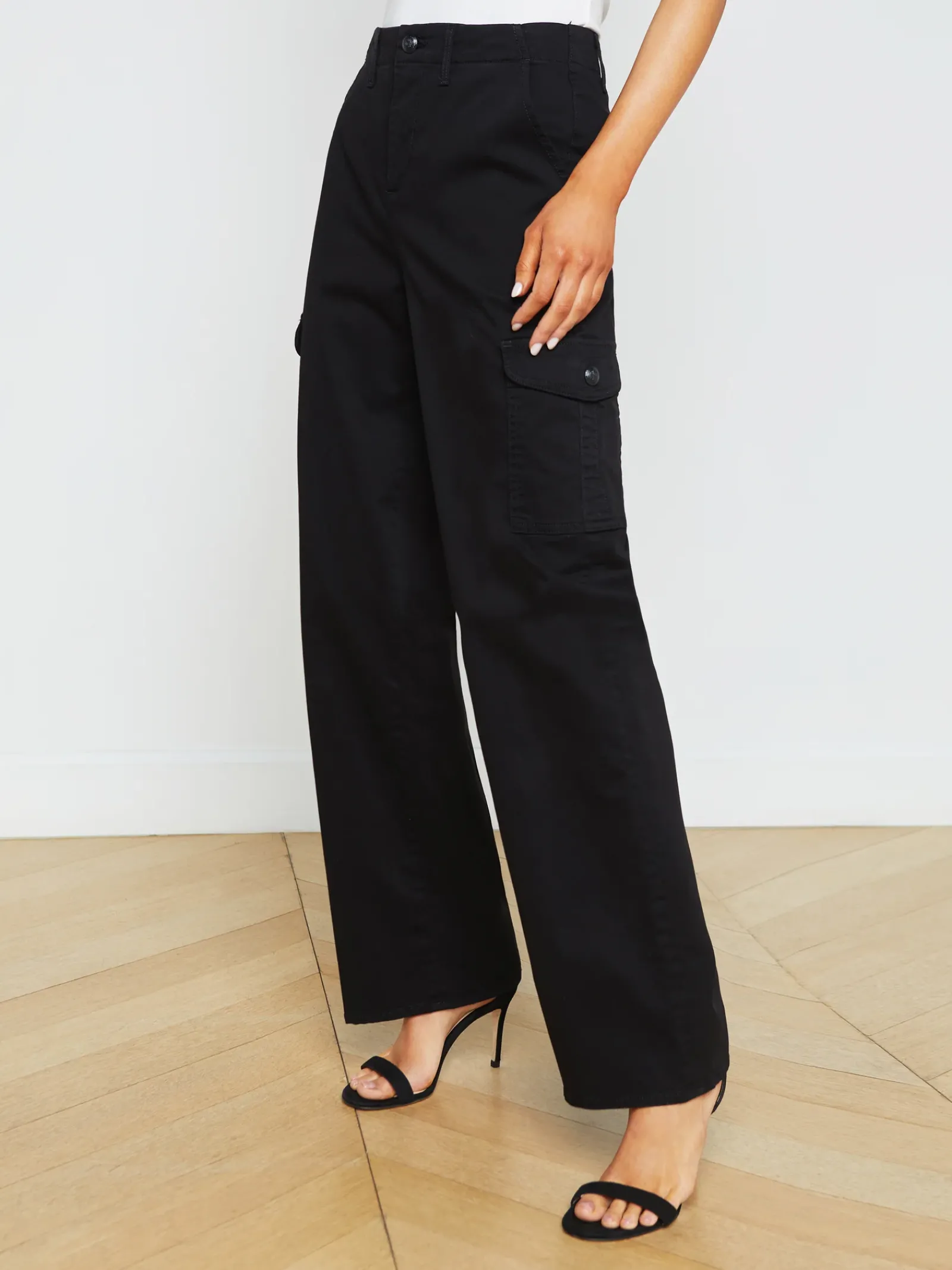 L'AGENCE All Things Black|Cargo Pants|Channing Trouser Black