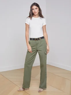 L'AGENCE Cargo Pants|Cargo Pants|Channing Trouser Clover