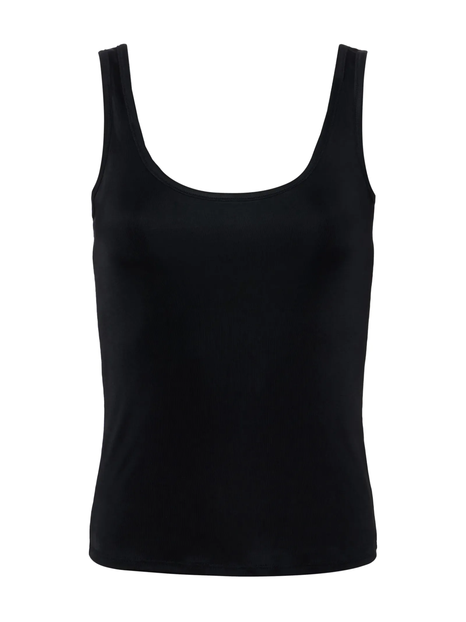 L'AGENCE All Things Black|Spring Collection|Chrissy Scoopneck Tank Black