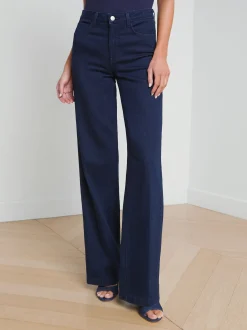 L'AGENCE Sets|Wide & Relaxed|Clayton Wide-Leg Jean Palomino