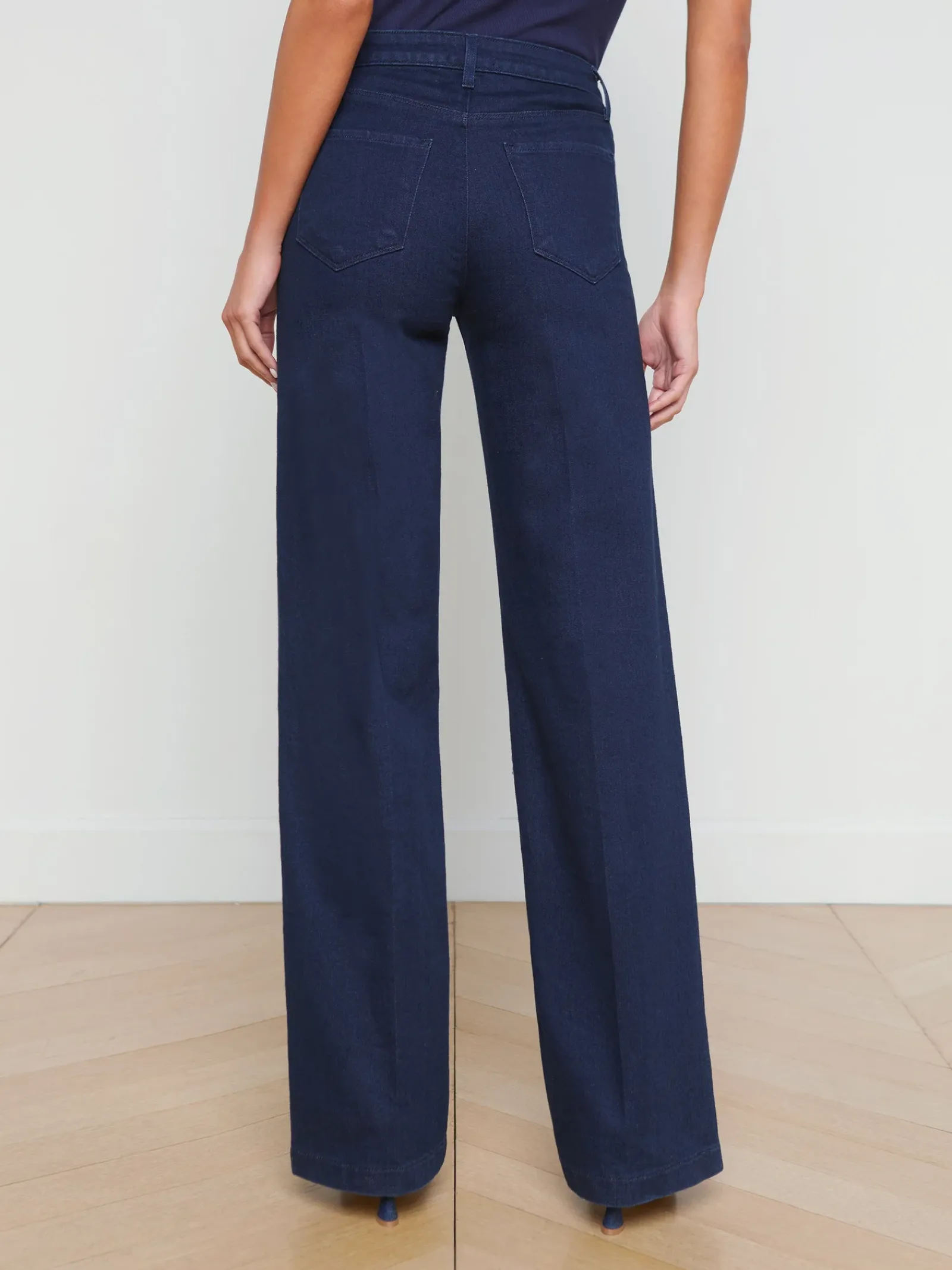 L'AGENCE Sets|Wide & Relaxed|Clayton Wide-Leg Jean Palomino