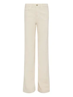 L'AGENCE Wide & Relaxed|Spring Collection|Clayton Wide-Leg Jean Oat