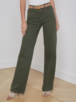 L'AGENCE Wide & Relaxed|Straight|Clayton Wide-Leg Jean Balsam