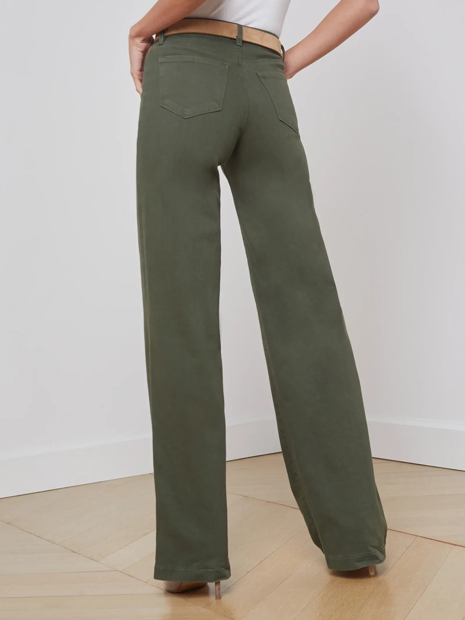 L'AGENCE Wide & Relaxed|Straight|Clayton Wide-Leg Jean Balsam