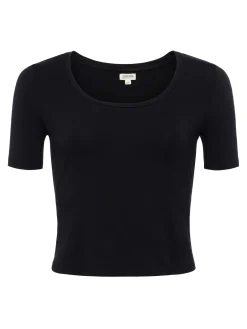 L'AGENCE All Things Black|Tees|Dana Tee Black