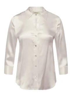 L'AGENCE Silks|Blouses & Tops|Dani Silk Blouse Champagne