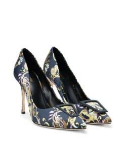 L'AGENCE Resort Collection|Heels & Pumps|Elea Pump Paisley Satin