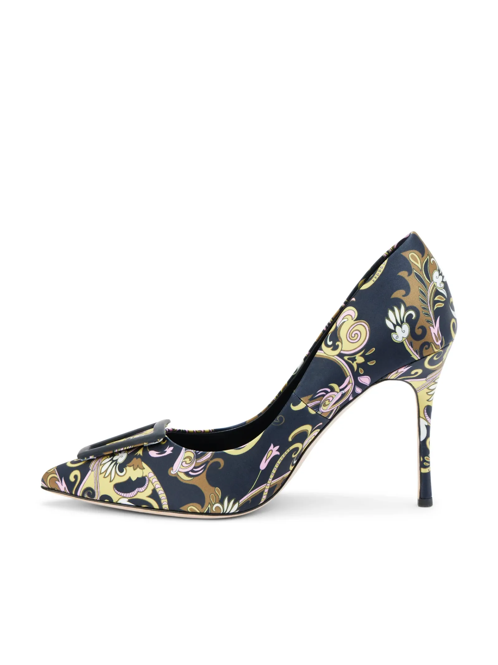 L'AGENCE Resort Collection|Heels & Pumps|Elea Pump Paisley Satin