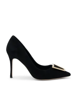 L'AGENCE Resort Collection|Heels & Pumps|Elea Pump Black Suede