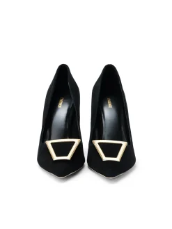 L'AGENCE Resort Collection|Heels & Pumps|Elea Pump Black Suede