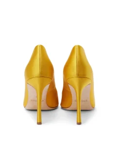 L'AGENCE Resort Collection|Heels & Pumps|Elea Pump Citrine Satin