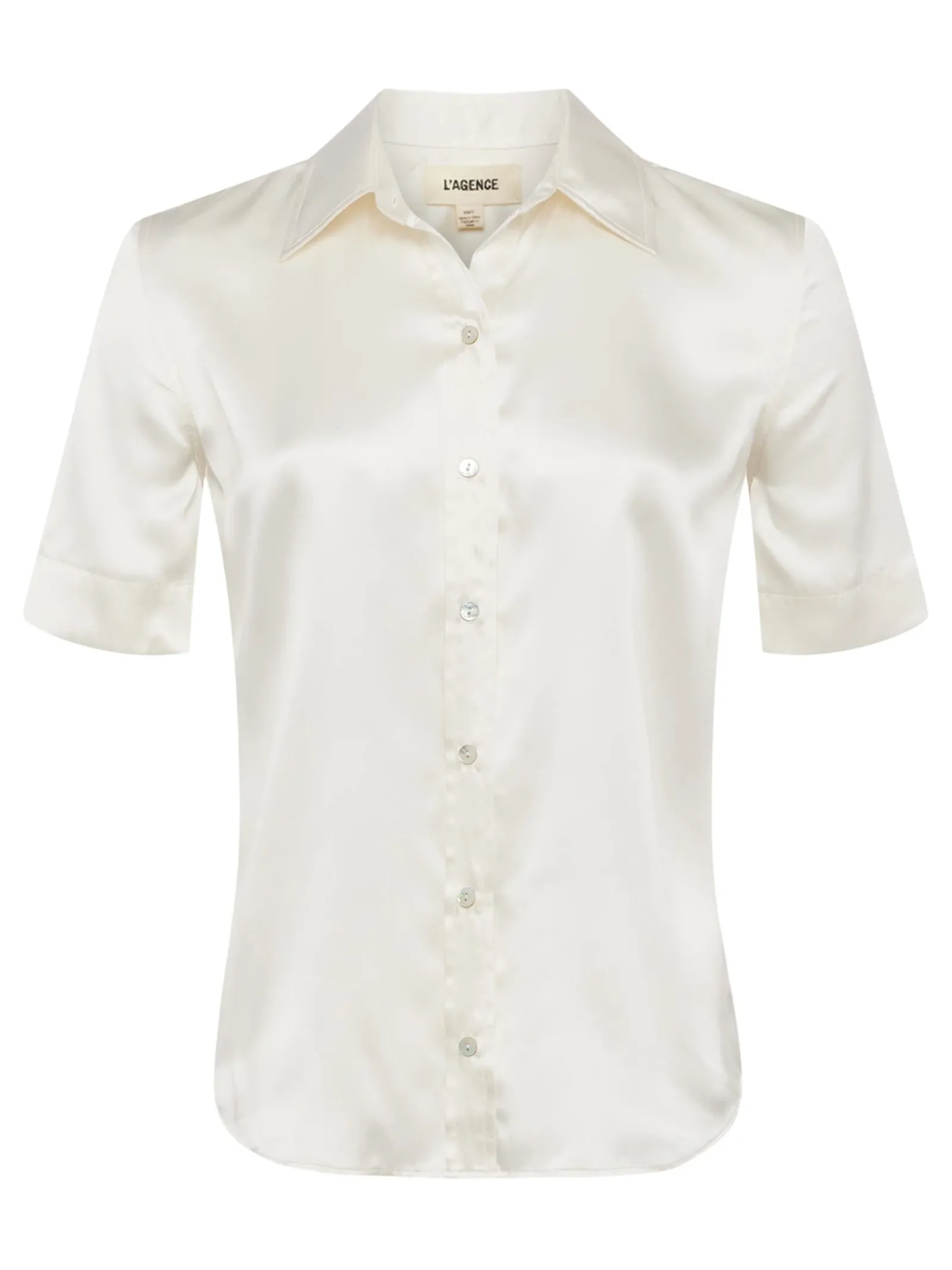 L'AGENCE Back in Stock|Spring Collection|Ellah Silk Blouse Ivory
