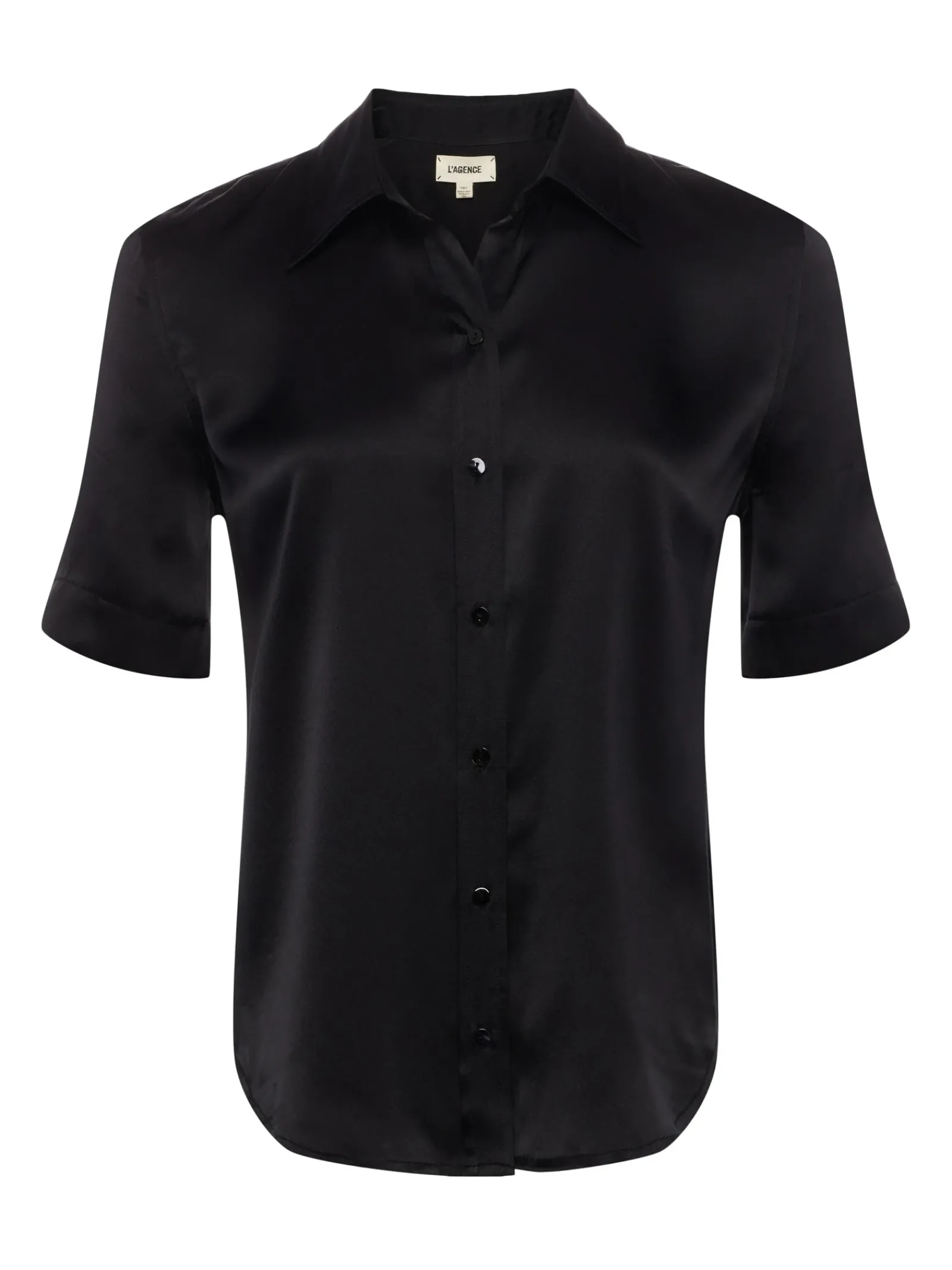 L'AGENCE All Things Black|Back in Stock|Ellah Silk Blouse Black