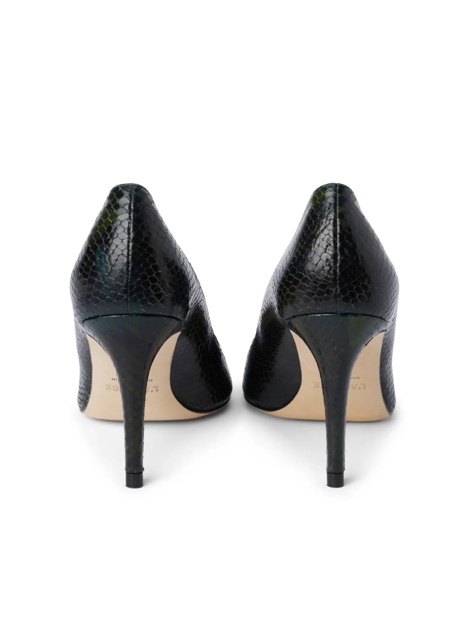 L'AGENCE Heels & Pumps|Maternity|Eloise Pump Winter Moss Snake