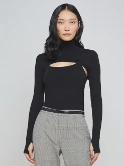 L'AGENCE All Things Black|Knitwear|Ember Top Black