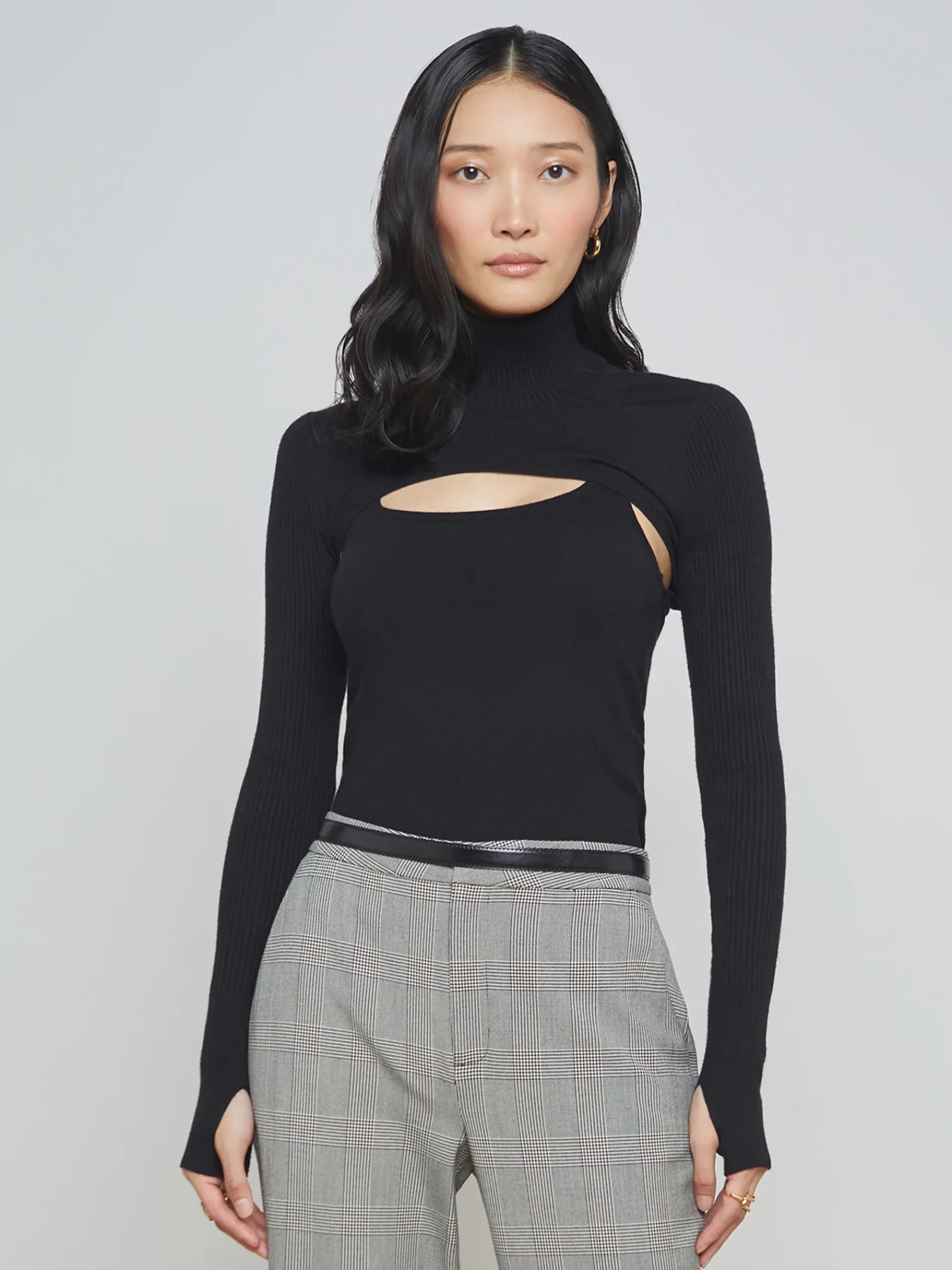 L'AGENCE All Things Black|Knitwear|Ember Top Black