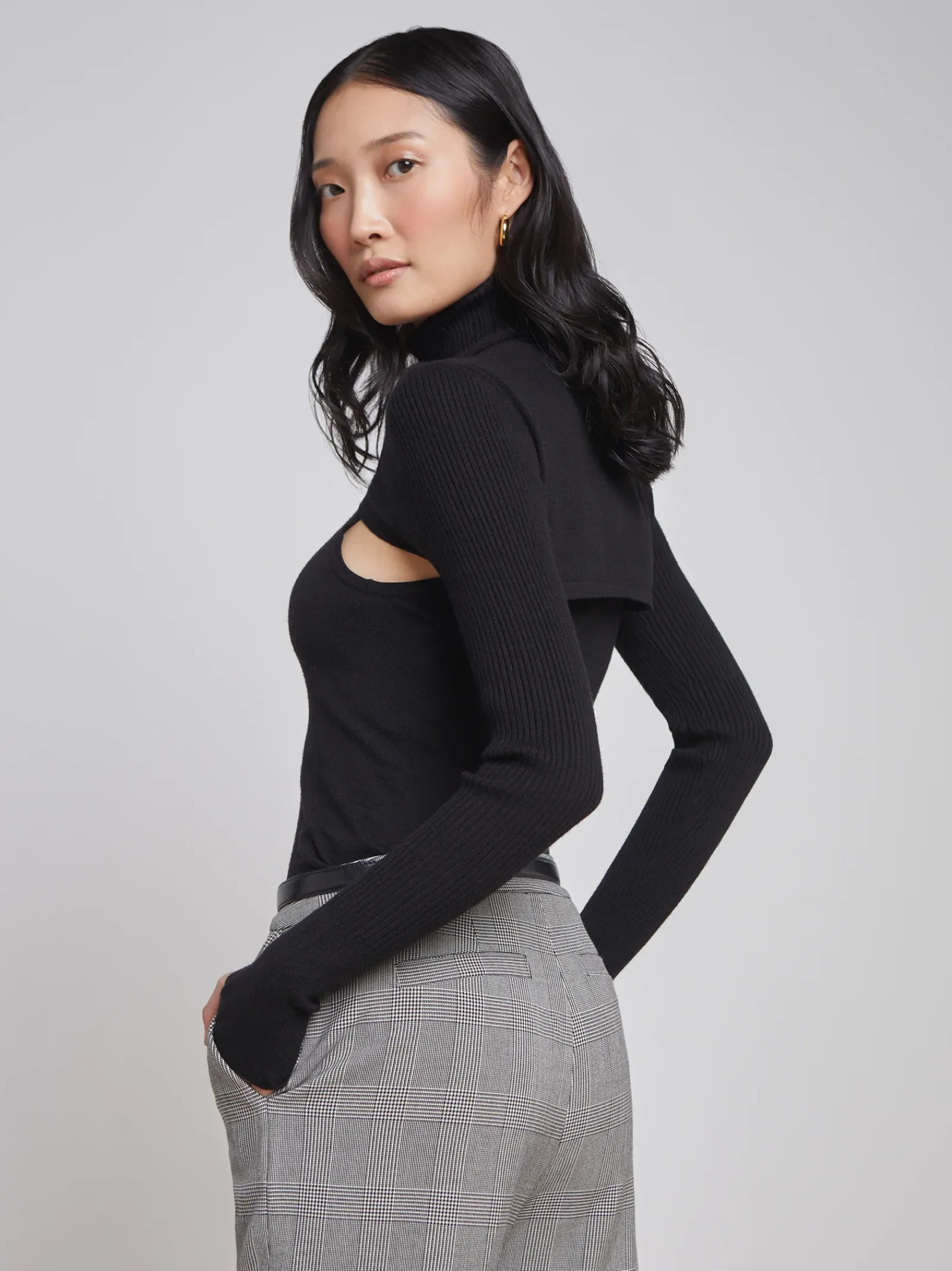 L'AGENCE All Things Black|Knitwear|Ember Top Black