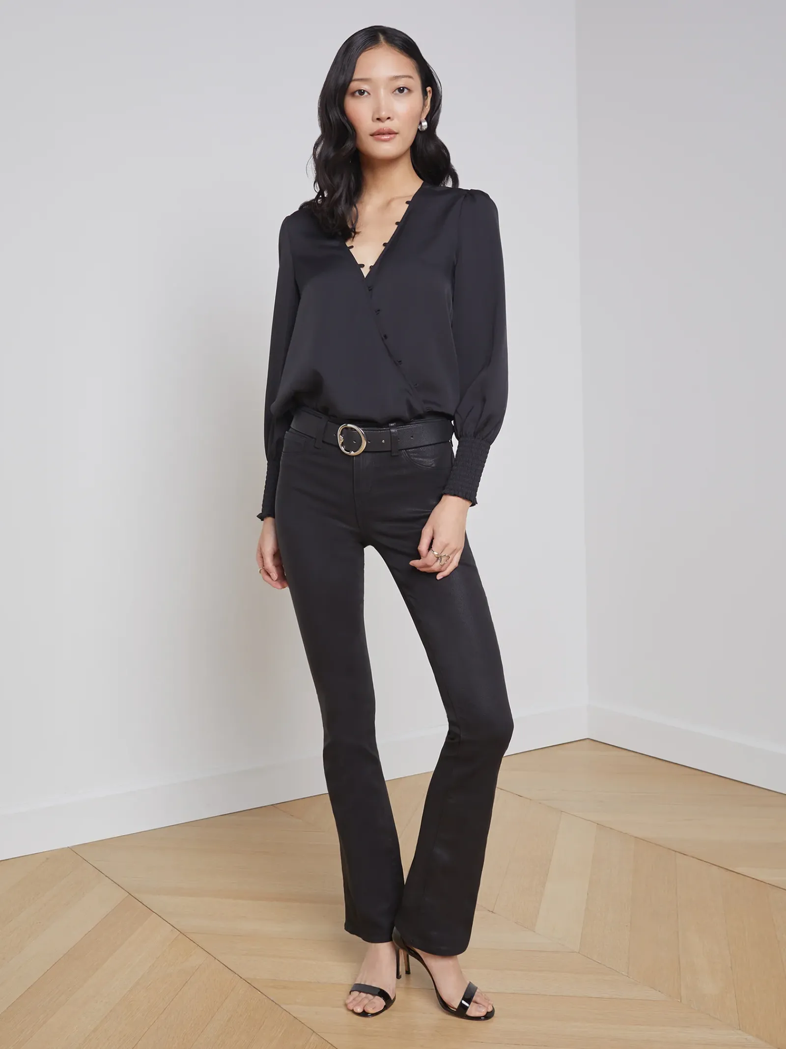 L'AGENCE All Things Black|Essentials|Enzo Blouse Black