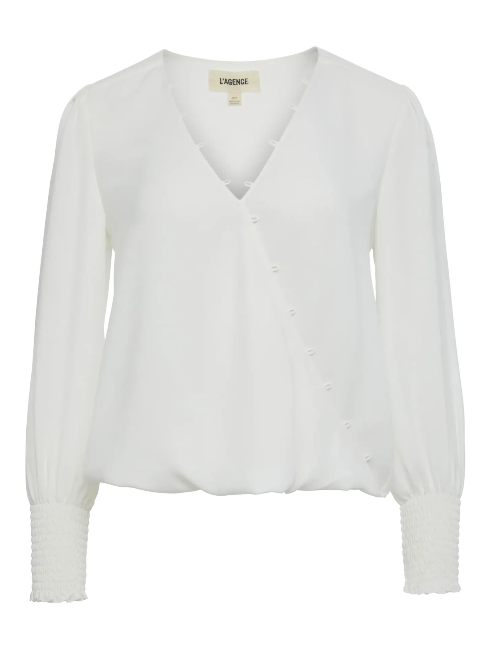 L'AGENCE Nouveau Whites|Essentials|Enzo Blouse Ivory