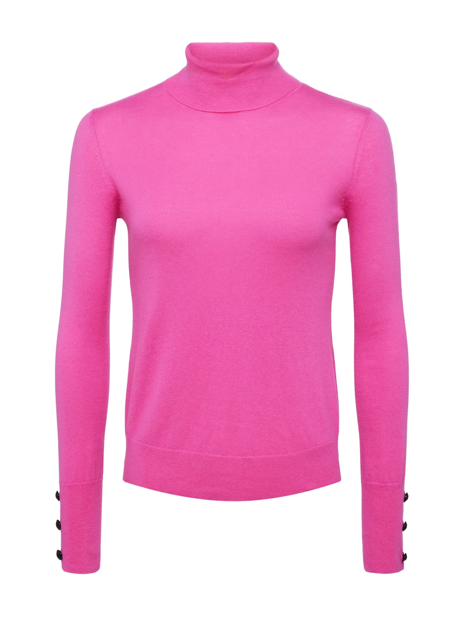 L'AGENCE Knitwear|Flora Sweater Dragon Fruit/Black