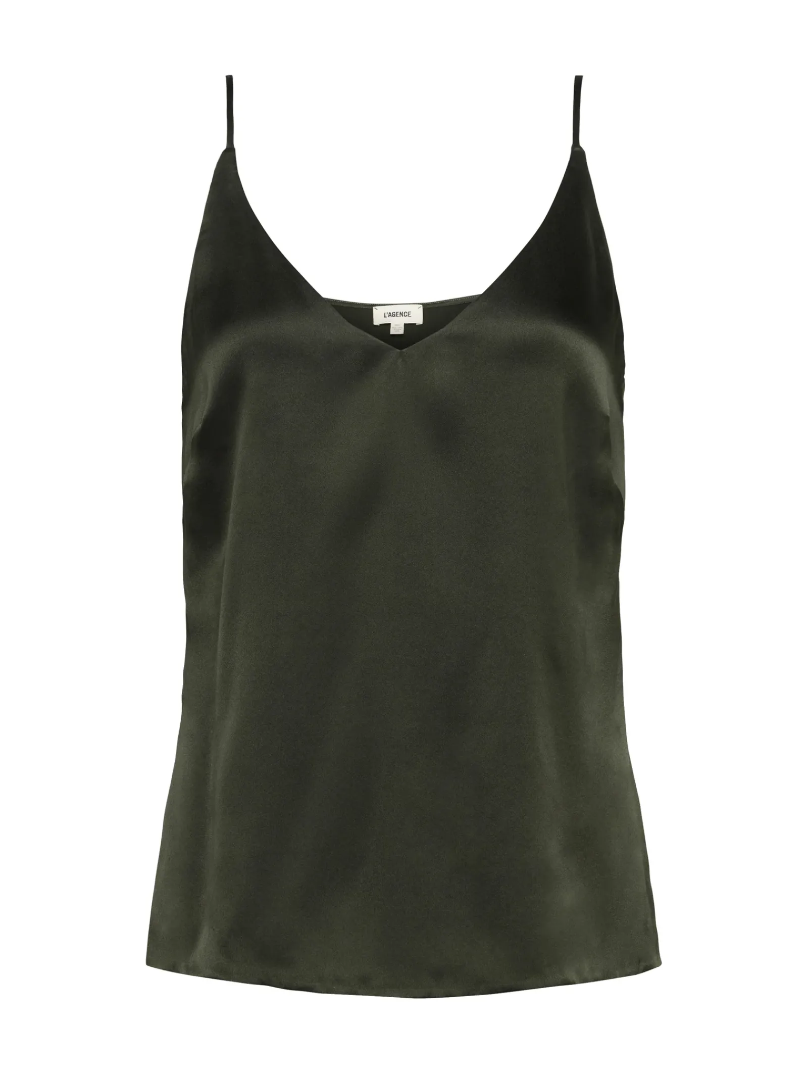 L'AGENCE Online Exclusives|Silks|Gabriella Camisole Tank Army