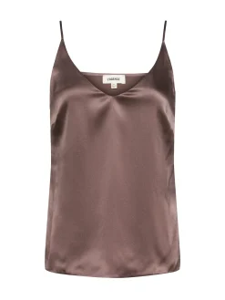 L'AGENCE Online Exclusives|Silks|Gabriella Camisole Tank Deep Taupe
