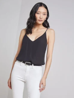 L'AGENCE All Things Black|Essentials|Gabriella Camisole Tank Black