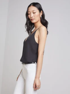 L'AGENCE All Things Black|Essentials|Gabriella Camisole Tank Black
