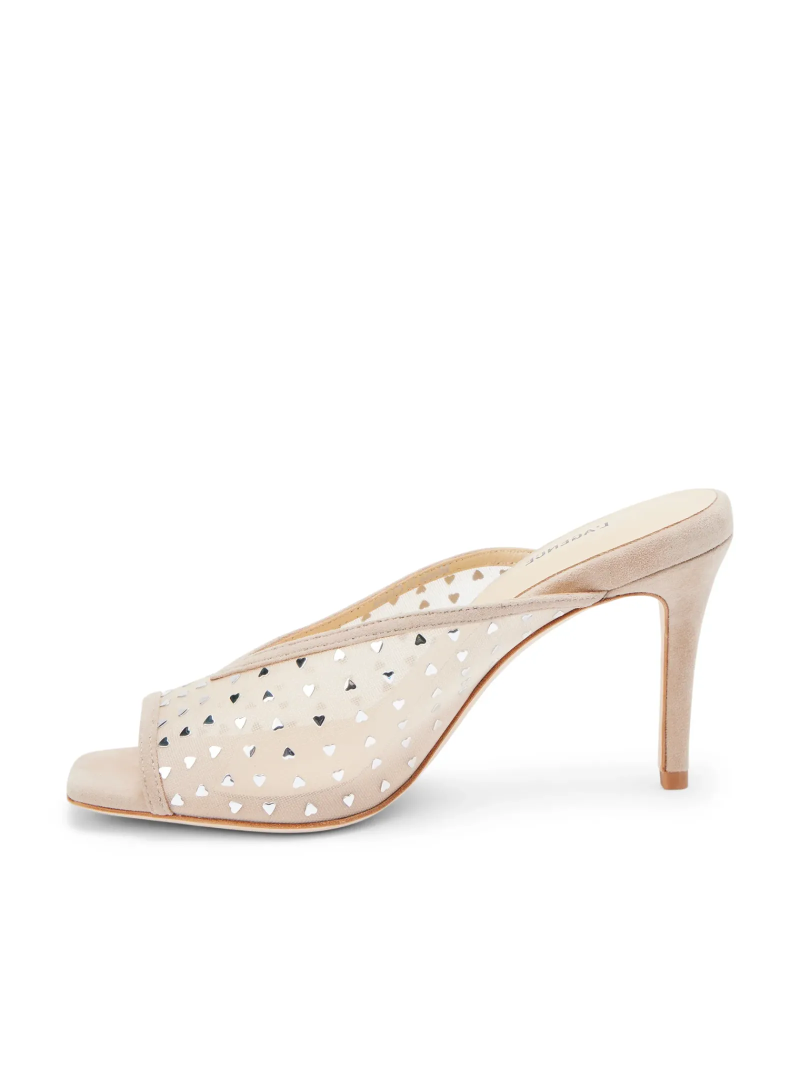 L'AGENCE Resort Collection|Heels & Pumps|Germain Open Toe Mule Macaroon Suede